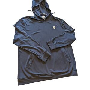 Kikooya Hoodie Mens 2XL Blue Pullover Sweatshirt Streetwear Athleisure Kangaroo